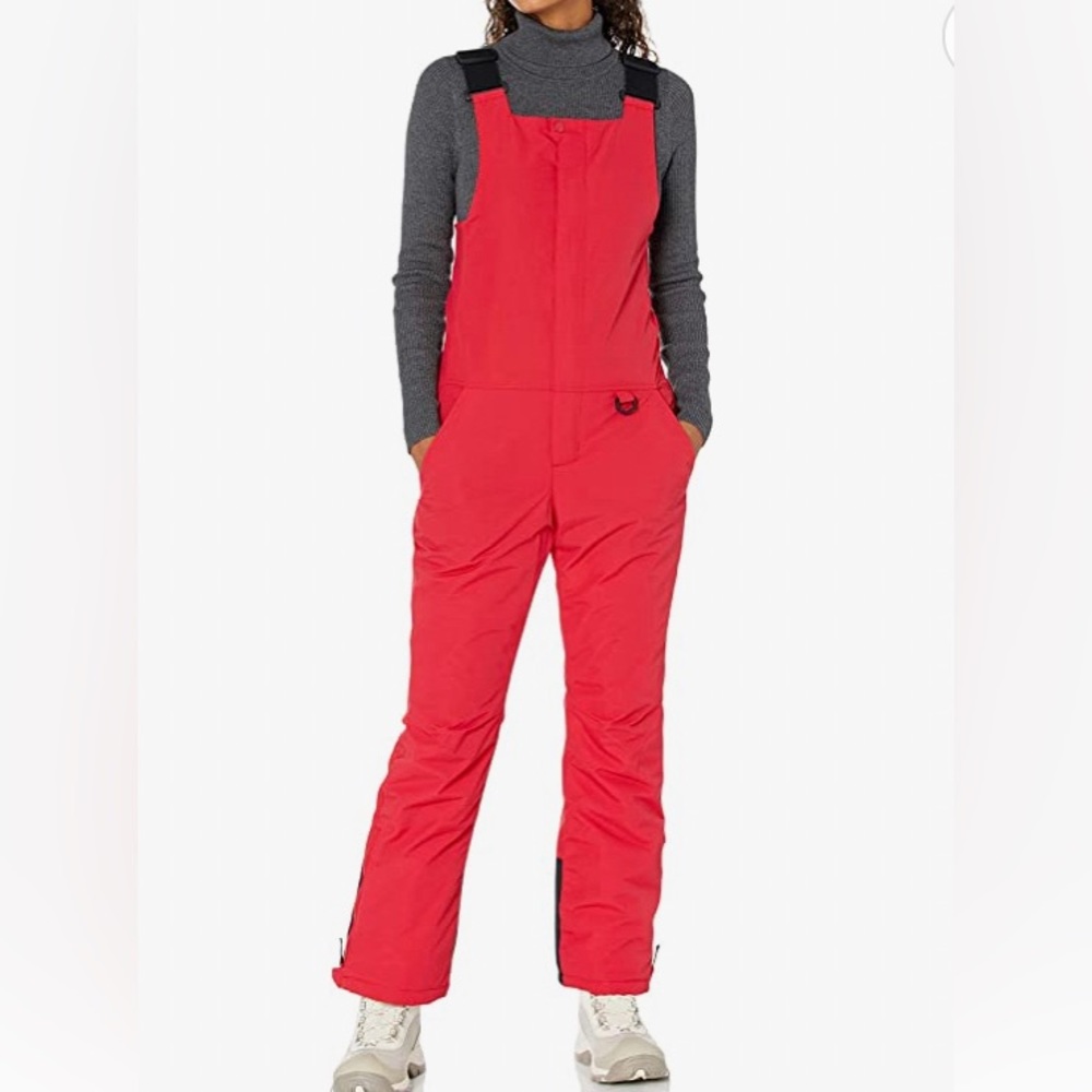 Water-Resistant Full-Length Insulated Snow Bib